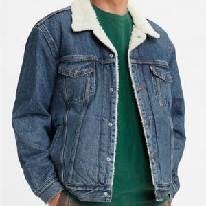 Men’s L Levi’s Sherpa Jean Jacket